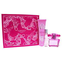 Load image into Gallery viewer, versace bright crystal absolu  gift set 3 pcs eau de toilette 3.0oz 90ml , body lotion 5.oz , eau de toilette 0.3oz 10ml -alwaysspecialgifts.com