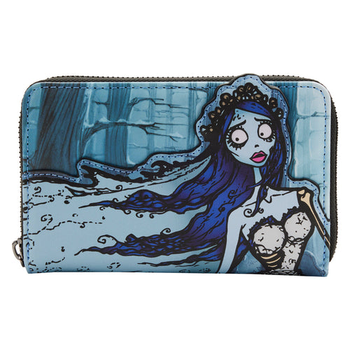 loungefly disney the corpe bride emily forest zip around wallet - alwaysspecialgifts.com