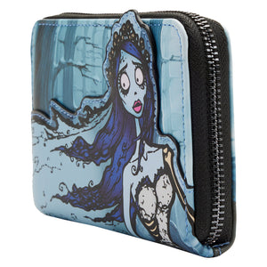 loungefly disney the corpe bride emily forest zip around wallet - alwaysspecialgifts.com