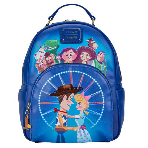 loungefly pixar moment toy story woody bo peep mini backpack - alwaysspecialgifts.com