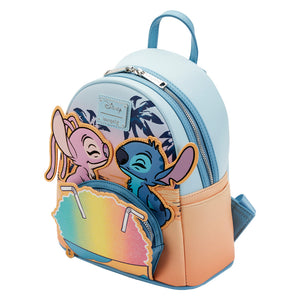 loungefly lilo & stich angel and  stich snow cone date mini backpack - alwaysspecialgifts.com