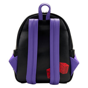 loungefly disney the nightmare before christmas glow triple pocket mini backpack - alwaysspecialgifts.com