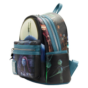 loungefly disney the nightmare before christmas final frame mini backpack - alwaysspecialgifts.com