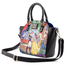 Load image into Gallery viewer, loungefly disney princess clastle series belle crossbody purse - alwaysspecialgifts.com
