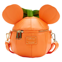 Load image into Gallery viewer, loungefly disney minnie mouse pumpkin glow in the dark figural crossbody - alwaysspecialgifts.com