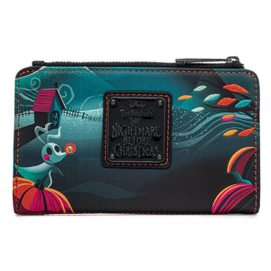 loungefly nightmare before christmas simply meant to be flap wallet - alwaysspecialgifts.com