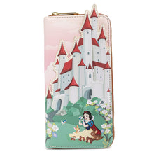 Load image into Gallery viewer, loungefly disney snow white castle zip around wallet- alwaysspecialgifts.com