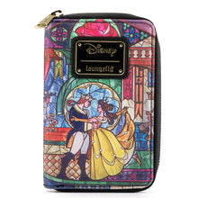 Load image into Gallery viewer, loungefly disney princess castle series belle zip-around wallet - alwaysspecialgifts.com