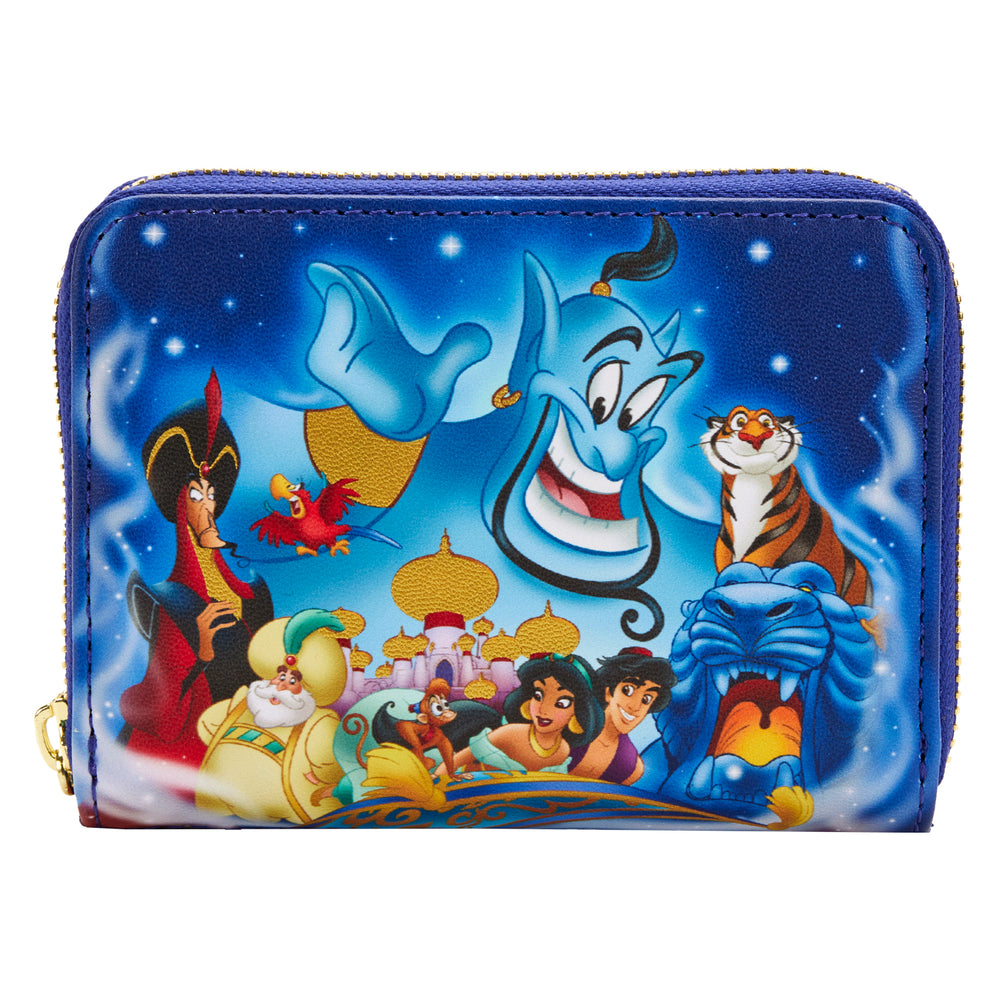 loungefly aladdin 30th anniversary zip around wallet - alwaysspecialgifts.om