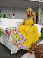 Load image into Gallery viewer, luminous yellow three way dress - alwaysspecialgifts.com