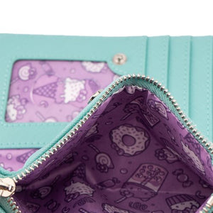 loungefly sanrio hello kitty cupcake flap wallet - alwaysspecialgifts.com