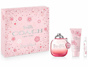 Coach Floral Blush Gift Set 3pcs 3.4oz Body Lotion Eau de T. for
