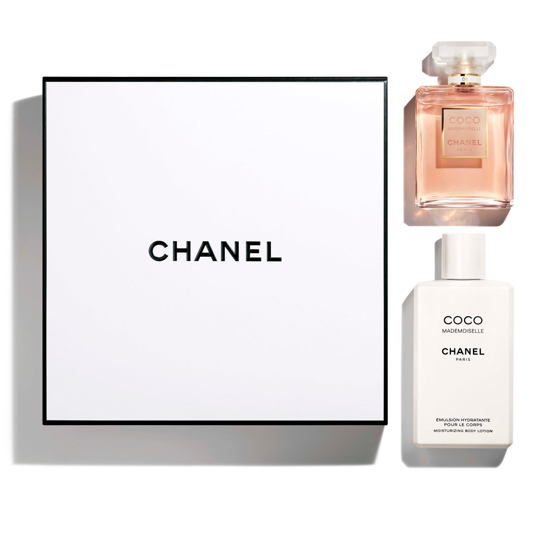 Coco Mademoiselle Chanel Body Lotion Set 2 pcs Eau de Parfum 3.4oz