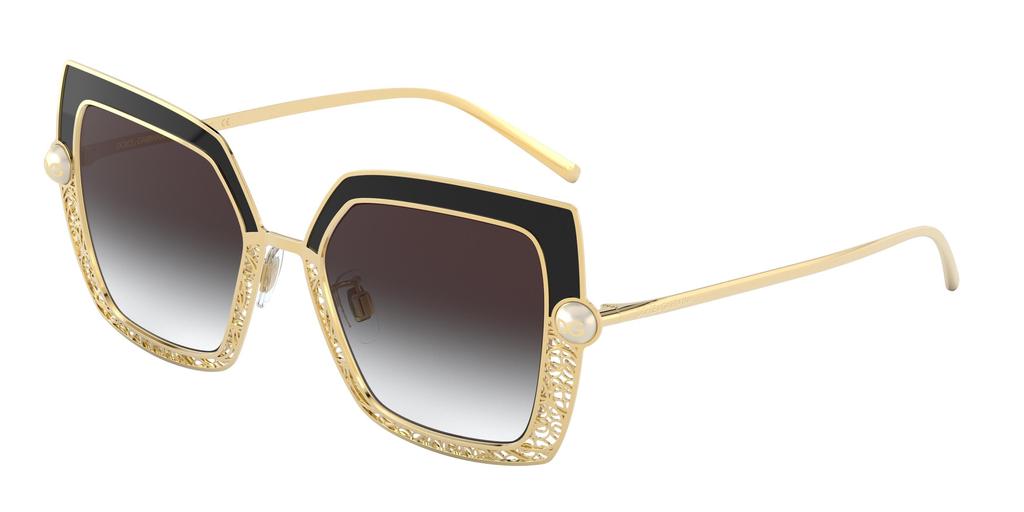 dolce & gabbana sunglasses gold with black for womans - alwaysspecialgifts.com