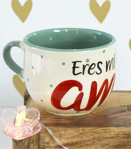 eres mi gran amor tazota mexican art hand painted mug - alwaysspecialgifts.com