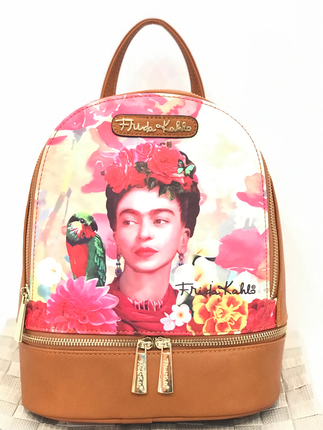 Rosas De Amor (Tan) Frida Kahlo Back Pack