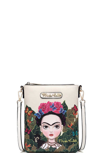 frida kahlo crossbody cartooon series - alwaysspecialgifts.com