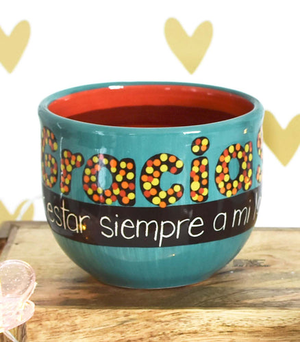 gracias por estas siempre a mi lado mexican mugs tazota - alwaysspecialgifts.com