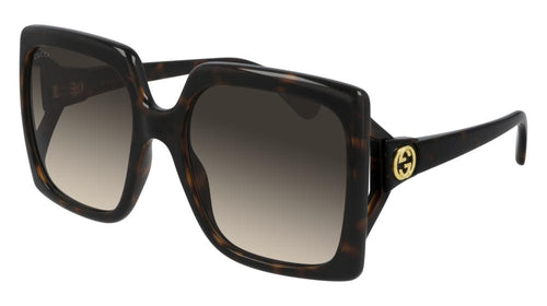 gucci sunglasses havana brown for woman - alwaysspecialgifts.com