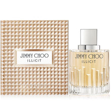 Load image into Gallery viewer, jimmy choo illicit eau de parfum 3.3oz 100ml bottle logo -alwaysspecialgifts.com