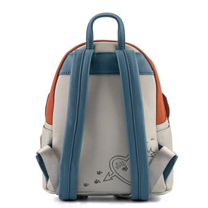 loungefly disney lady and tramp cosplay mini backpack - alwaysspecialgifts.com