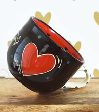 Load image into Gallery viewer, tu estas aqui flecha al corazon tazota mexican mug hand painted - alwaysspecialgifts.com
