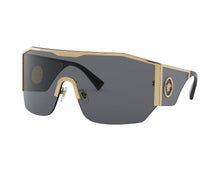 Load image into Gallery viewer, versace grey sunglasses black &amp; gold unixes - alwaysspecialgifts.com