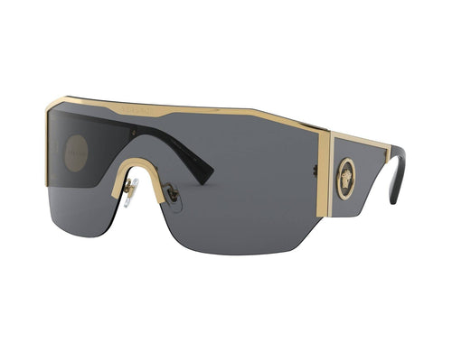 versace grey sunglasses black & gold unixes - alwaysspecialgifts.com