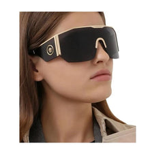 Load image into Gallery viewer, versace grey sunglasses black &amp; gold unixes - alwaysspecialgifts.com
